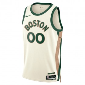 Muške NBA Dres Boston Celtics Personalizirani Nike 2023-24 City Edition Bijela Swingman